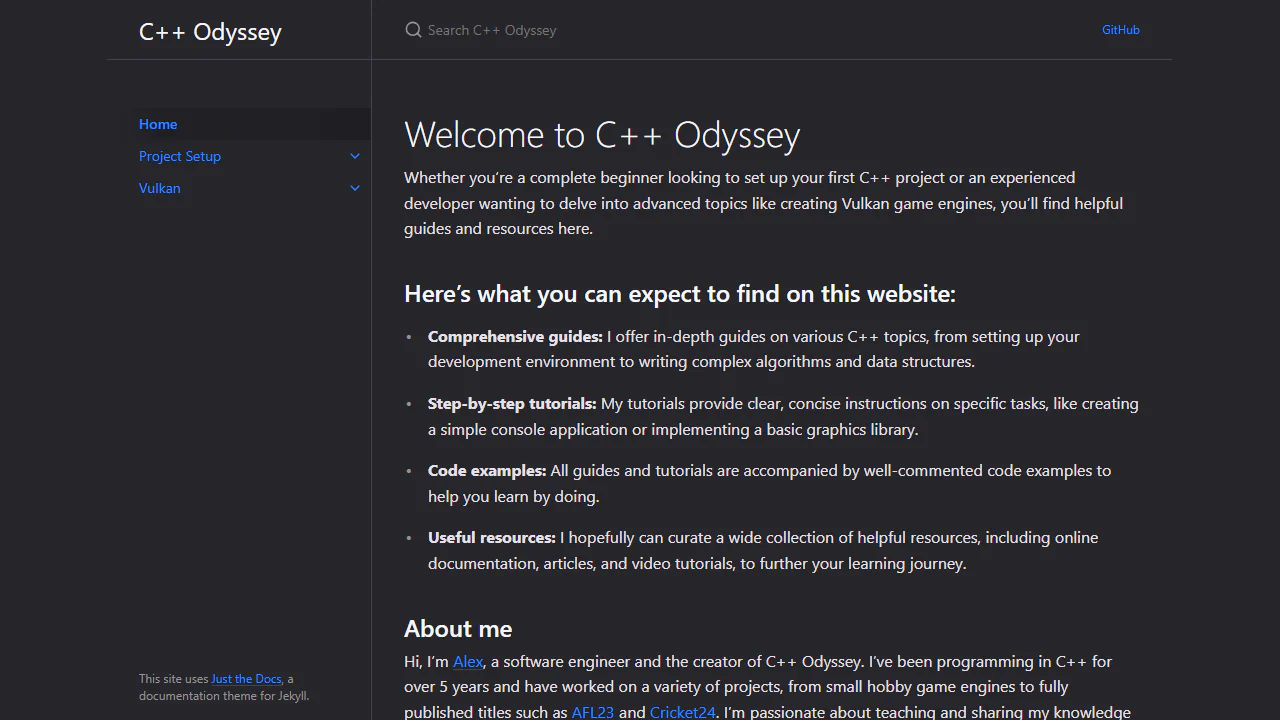 CppOdyssey preview
