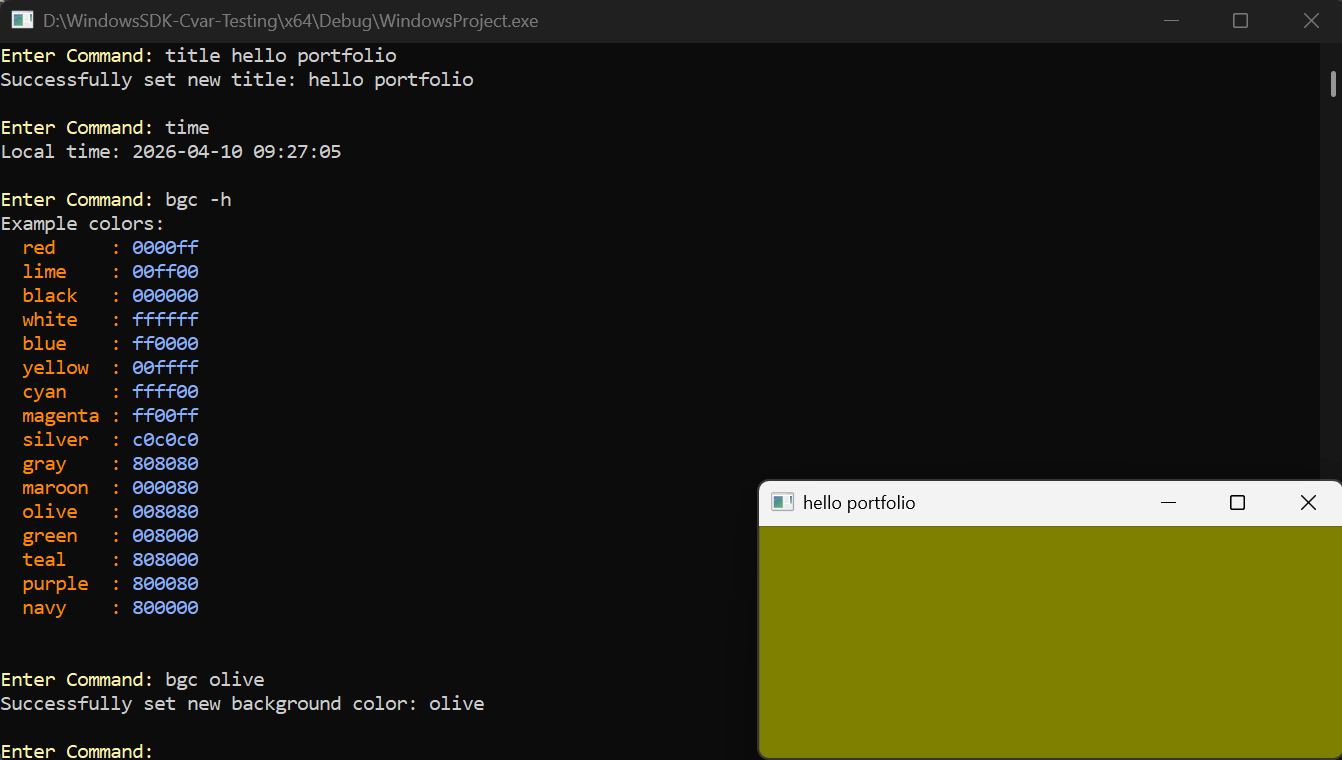 Cvar Testing screenshot 2